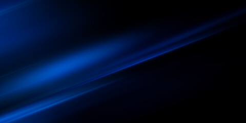 Luminous blue lines speed. Neon color glowing lines background, high-speed light trails effect. Futuristic dynamic motion technology