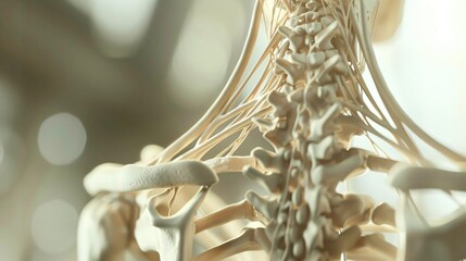 Stunning close up view of an abstract natural plant based pattern with delicate organic textures and geometric shapes in a modern minimalist style