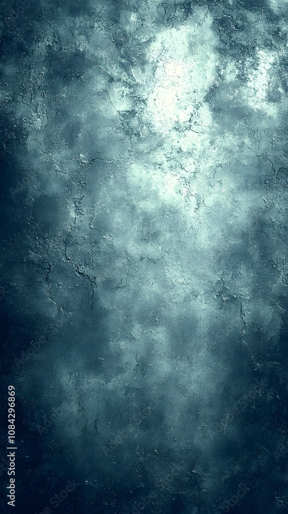 Poster a textured abstract background featuring a blend of deep blue and gray hues, creating a moody and at
