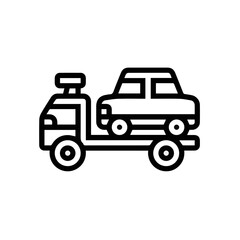 Truck icon symbol vector illustration
