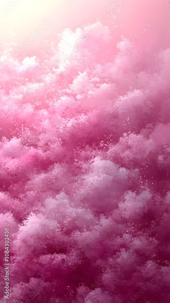 Aufkleber a dreamy abstract background featuring soft pink clouds blending harmoniously, creating a serene and
