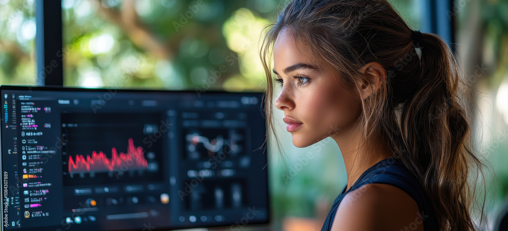 Poster ai-powered fitness platform customizing workouts with user data for personalized exercise goals