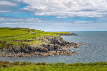 Obraz premium Steilküste im County Waterford in Irland