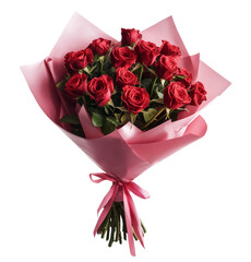 Rose Bouquet isolated on transparent background