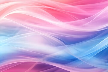 Naklejka premium pastel, abstract and smooth flowing lines making blue, pink and purple wave design, artistic texture background