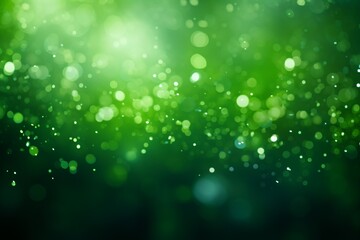 Fototapeta premium Green Bokeh Background, Green Bokeh Wallpaper, Nature Bokeh Background, Green defocused Wallpaper, bokeh background, nature Blur background, green bokeh lights background, AI Generative