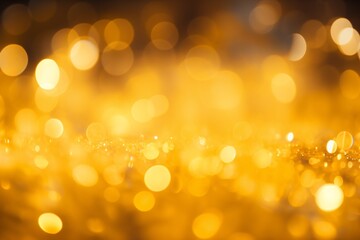 Obraz premium Yellow Bokeh Background, Yellow Bokeh Wallpaper, Yellow Bokeh Light Background, Bokeh Background, Blur background, golden yellow bokeh background, Bokeh effect background, AI Generative