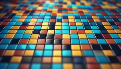 Colorful tiles of mosaic as a background. 