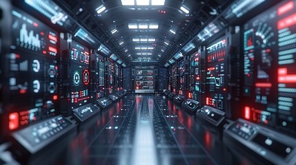 Futuristic Control Room