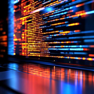 Concept of computer programming or developing software or game
