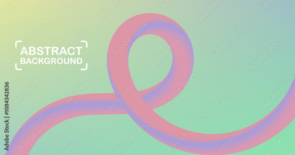Poster pink gradient shape abstract background