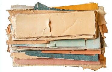 Sticky Notes Isolated on White Background