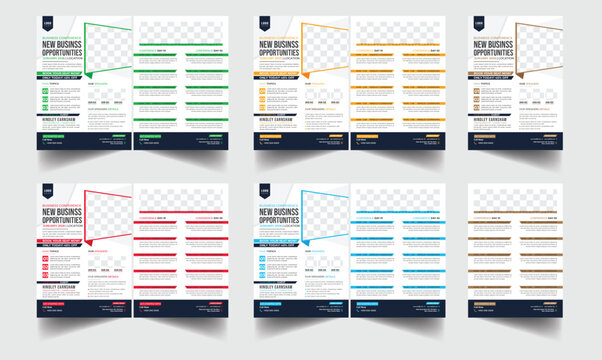 corporate business webinar conference flyer design layout template, marketing business event strategies workshop poster online live meeting, data sheet, event sheet, flyer, timeline sheet
