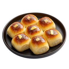 Ultrarealistic UHD Photo of Dinner Rolls, Soft Rolls, Perfectly Baked, Golden Brown, Presented on a Rustic Wooden Board, Ideal for Thanksgiving and Christmas Feasts