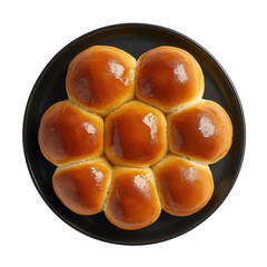 Ultra-realistic UHD Photo of Dinner Rolls: Soft Rolls with a Golden Crust, Perfectly Baked and Ready to Serve, Enhancing Thanksgiving and Christmas Festivities