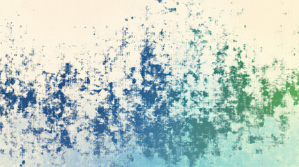 Abstract digital noise texture in blue and green tones