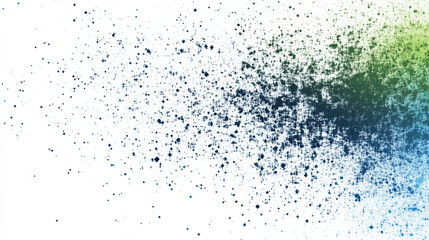 Obraz premium Abstract digital noise texture with white background and blue and green colors