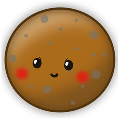 illustration of a tomato with egg