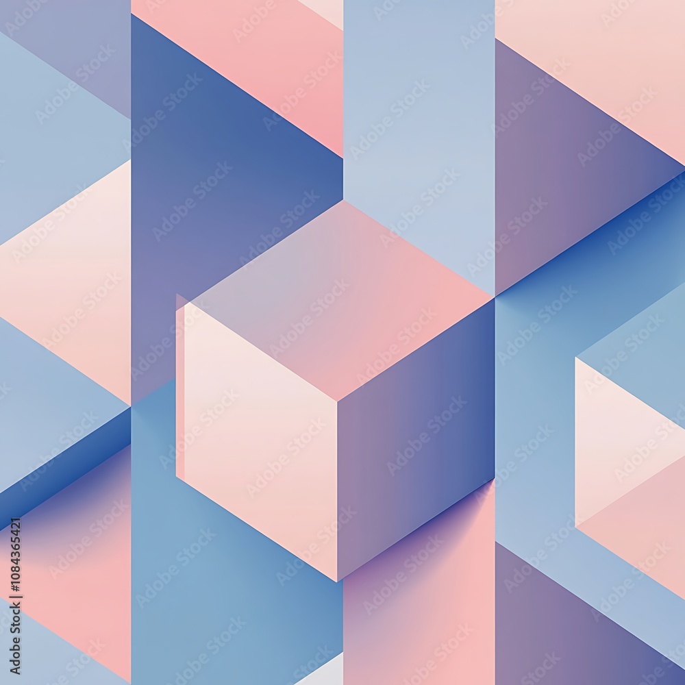 Poster high-resolution abstract polygons forming a bold and colorful background.