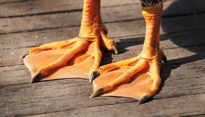 mallard duck feet, AI generated