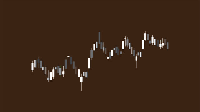 Abstract business stock market investment graph growth technology.