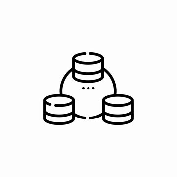 recommend clip art: data base connection icon sign vector