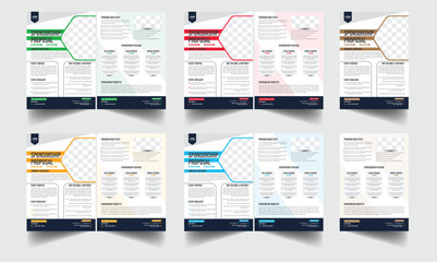 Sponsorship Proposal Brochure Template, project proposal, Technical Data Sheet layout template. Product Catalogue & modern a4 product catalog design template, Minimalist product brochure template 