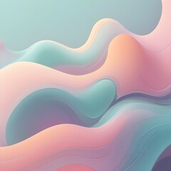 Fond Abstrait Fluide en Tons Pastel