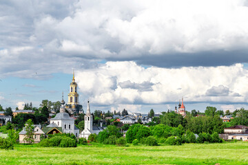 Suzdal, Vladimir region, Russia, Golden Ring - Panorama of the city on a summer day