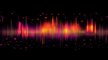 Abstract Sound Wave Background