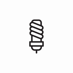 light bulb icon sign vector