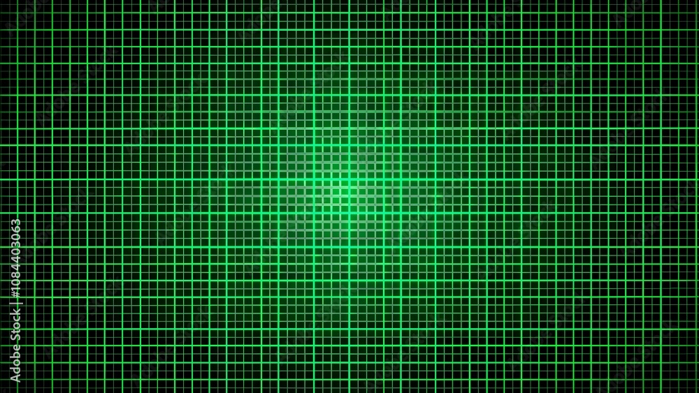 Aufkleber black and green grid pattern background for gaming - perfect for video game design and digital art p