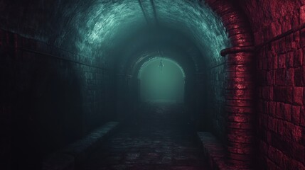 Obraz premium Mysterious Tunnel
