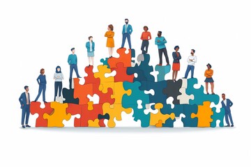 Fototapeta premium Career and career growth