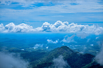blue sky and clouds