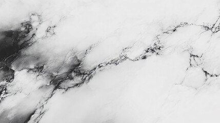 Abstract Black and White Marble Texture Background