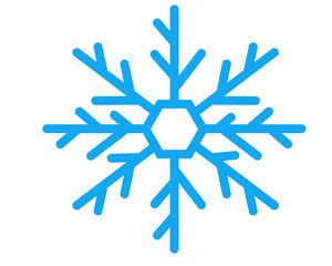 冬の結晶。ベクターイラスト