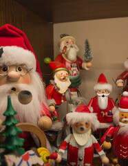 santa claus with christmas gifts