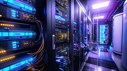 Obraz premium server room