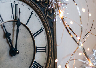 Obraz premium old clock of the sky