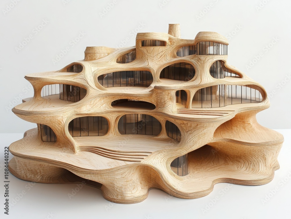 Poster creating architectural miniature models design studio model making indoor close-up architectural rep