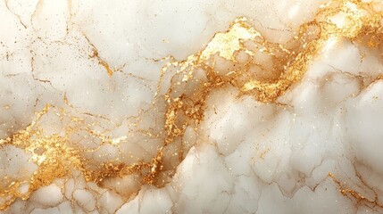 A close-up of a marble texture with golden veins, ideal for backgrounds or design projects.