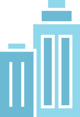 Obraz premium Office Building Icon Illustration 