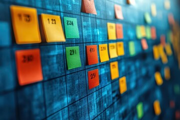 time management concept illustrated with a calendar interface highlighting appointment reminders and meeting agendas, showcasing the importance of effective work organization