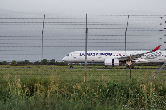 Commercial passenger jet airliner