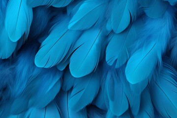 Blue Feathers Background, Blue Feathers Pattern, Feathers background, Feathers Wallpaper, bird feathers pattern, AI Generative
