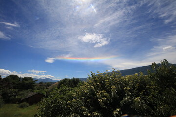 Aix les Bains, aurores bor&eacute;ales diurnes