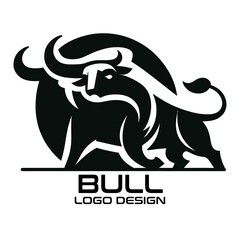 Bull Vector Logo Design