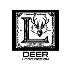 Deer Vector Logo Design