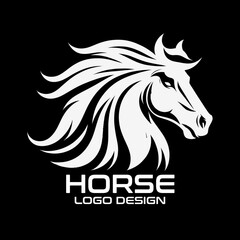 Horse Vector Logo Design